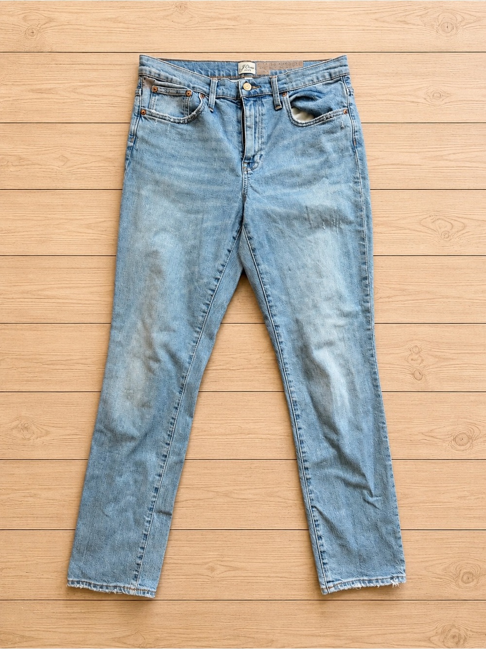 J. Crew Light Wash Straight-Leg Jeans